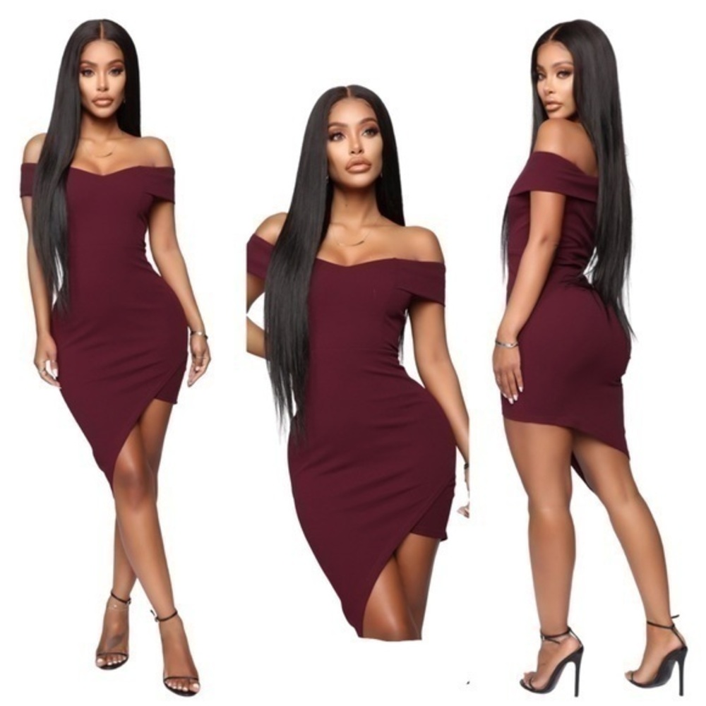 NWT FashionNova Plum Do or Die Dress